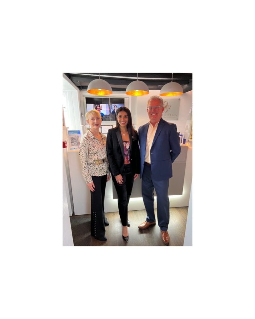 Miss-Sherina-Balaratnam-in-conversation-with-patrick-johnson-inventor-and-ceo-celluma-s-thetics-clinic-beaconsfield-aesthetics